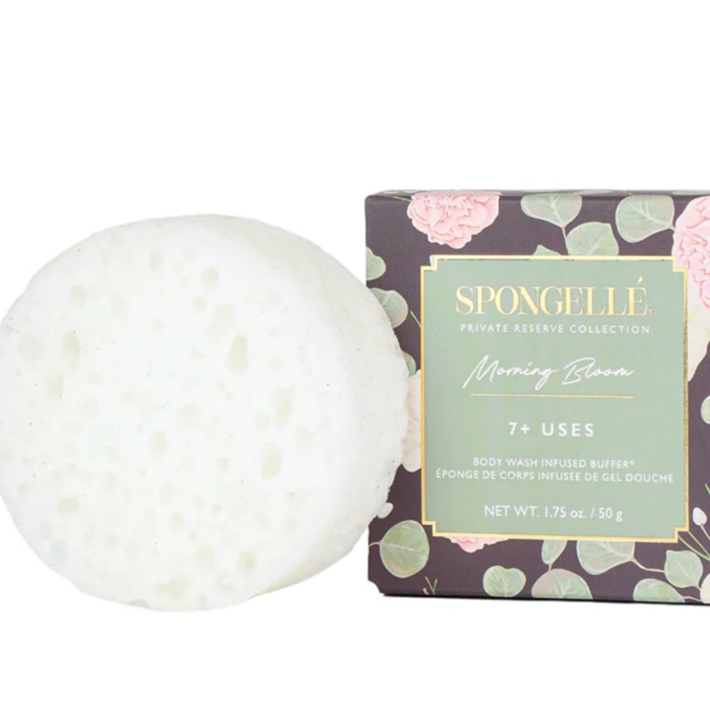 Spongelle Private Reserve Spongette Travel Buffer in Morning Bloom